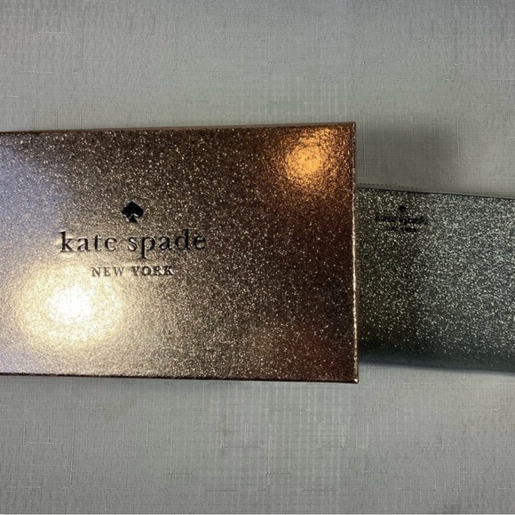 NIB Kate spade Shimmy Glitter Lunar Light Large Continental Wallet, Silver, NWT! - Picture 6 of 7